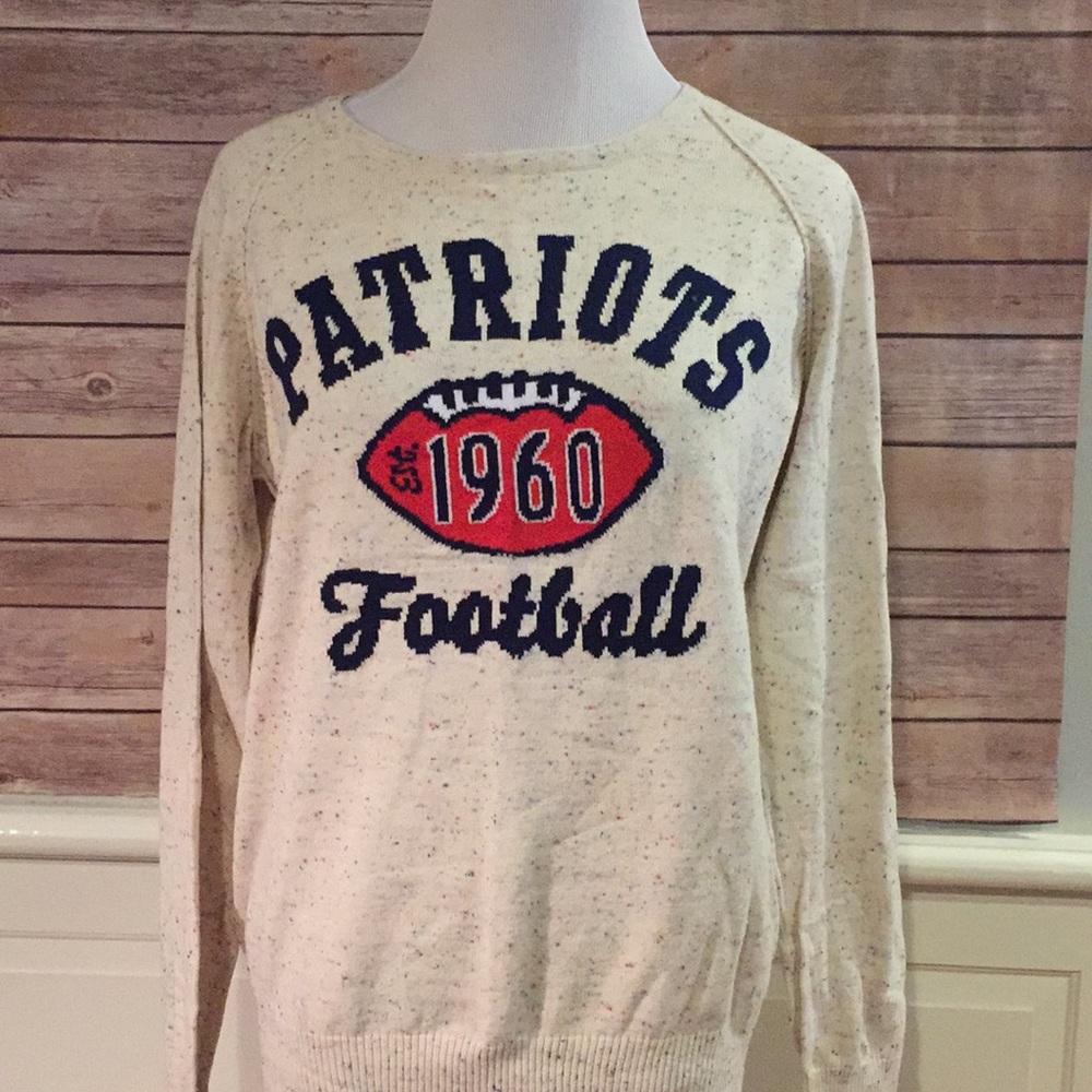 New England patriots retro style sweater
